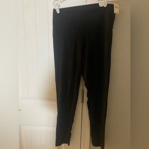 Offline aerie black stretch pants hi-rise Xl long nwt